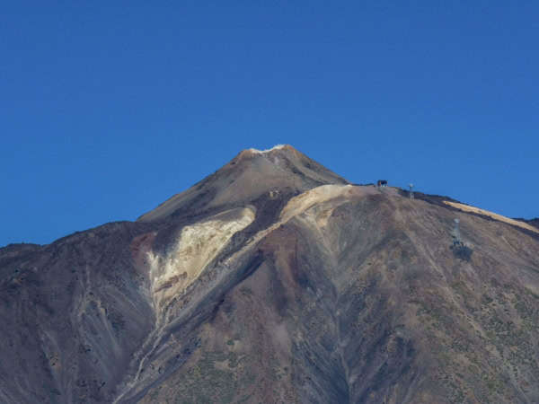 Teide Gipfel mit Seilbahn