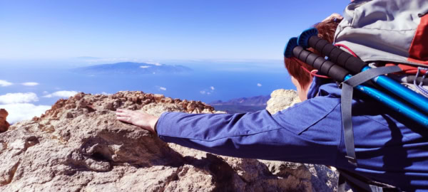 Teide Gipfel mit Seilbahn