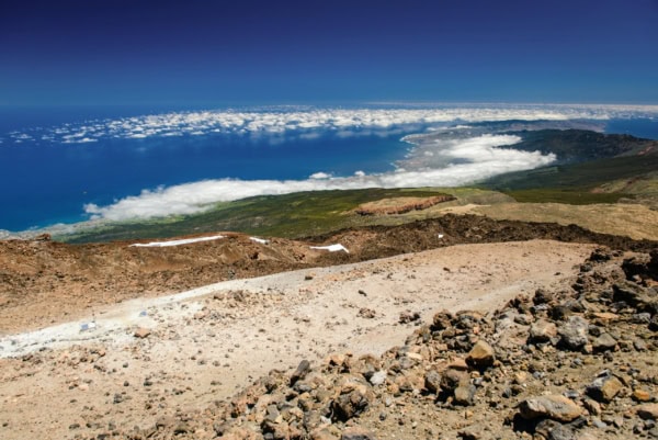 Teide Gipfel mit Seilbahn